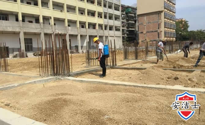 武义学校机关防治白蚁